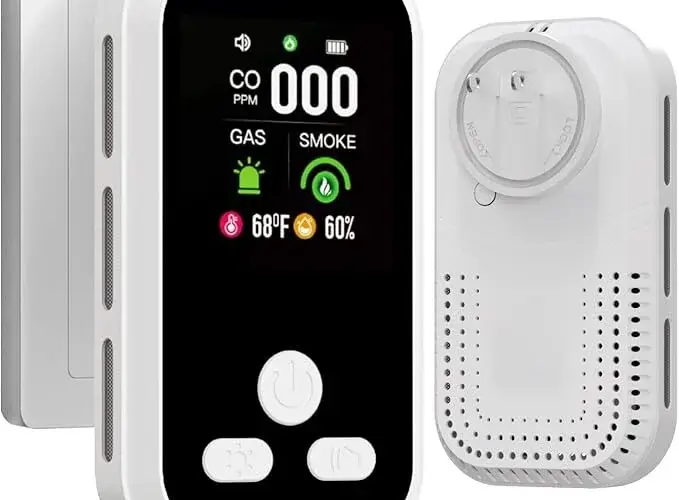 5in1Upgraded Plugin Carbon Monoxide Detector