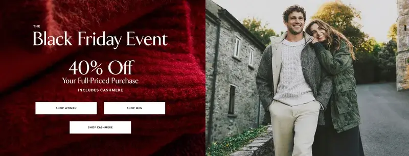 Banana Republic Canada Black Friday Sale 2025 *LIVE* 40% off Full Priced Styles + Sale up to 50% off