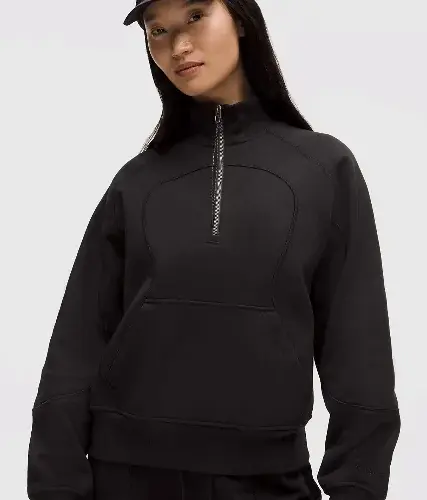 Cotton Fleece Relaxed-Fit Half Zip SLNSH Collection