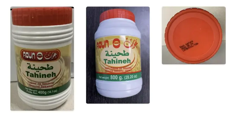 Food Recall Warning: Aoun brand Tahineh Recalled Due to Salmonella