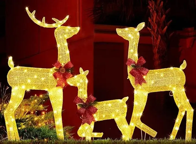 Karl home 4FT Outdoor Christmas Decorations Reindeer