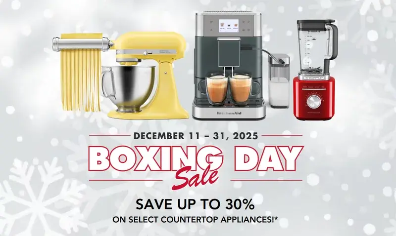 KitchenAid Canada Boxing Day Sale: Save up to 30% on Select Countertop Appliances