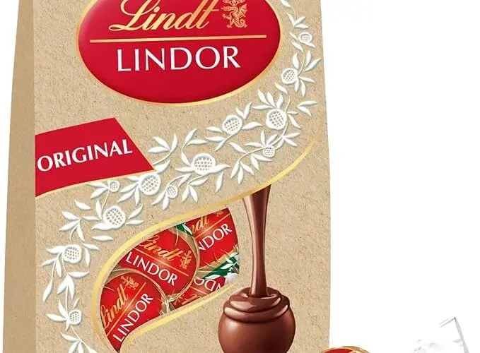 Lindt LINDOR Vegan Chocolate Truffles Bag Original