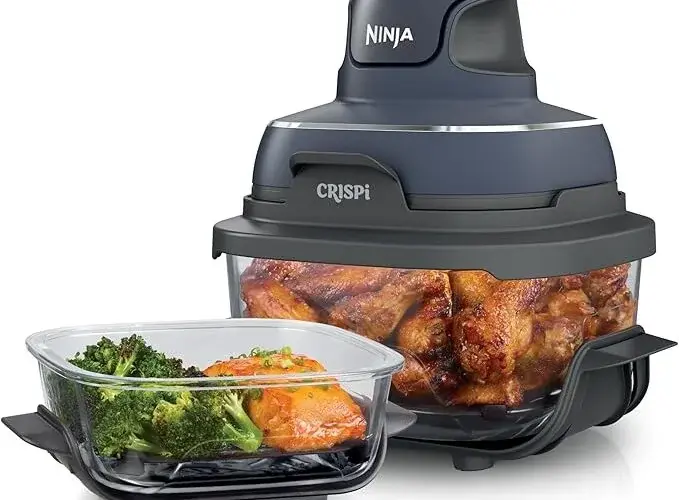 Ninja Crispi Portable Glass Air Fryer Cooking