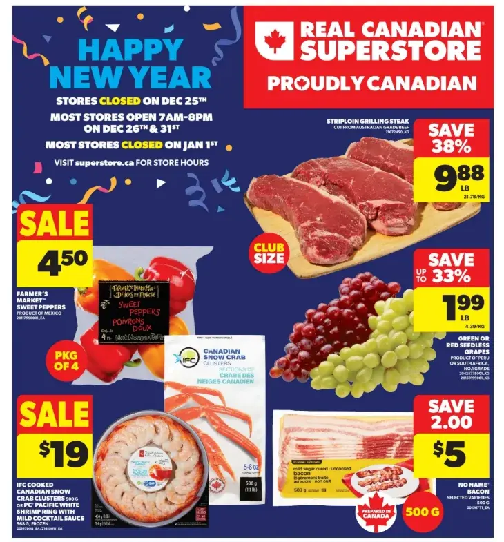 Real Canadian Superstore Ontario Boxing Day Deals: Save up to 70% on Life at Home Holiday Decor and Ornaments + More