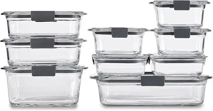 Rubbermaid Brilliance Glass Food Storage Containers