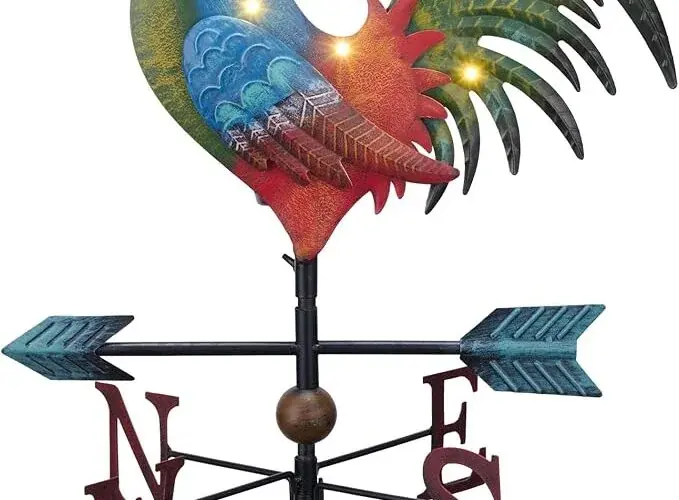 TERESAS COLLECTIONS Garden Decor with Solar Outdoor