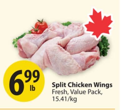 Split Chicken Wings