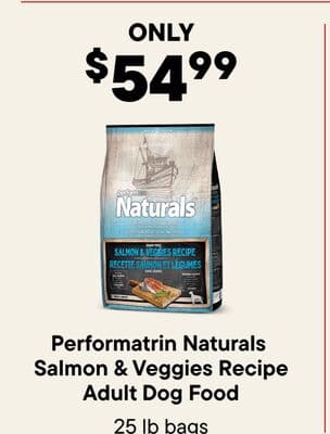 Performatrin Naturals Salmon & Veggies Recipe Adult Dog Food