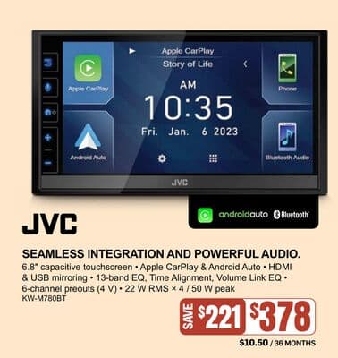 JVC Seamless Integration And Powerful Audio