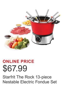 Starfrit The Rock 13-piece Nestable Electric Fondue Set