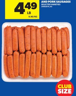 BREAKFAST BEEF AND PORK SAUSAGES