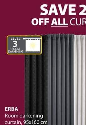 Erba Room Darkening Curtain