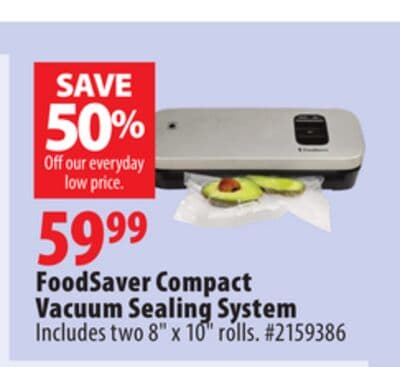 FoodSaver Compact Vacuum Sealing System
