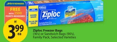 Ziploc Freezer Bags