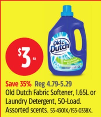 Old Dutch Fabric Softener