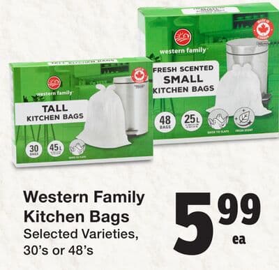Western Family Kitchen Bags