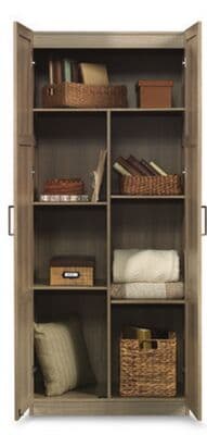 Sauder 2-Door Cabinet. Oak or white