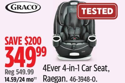 4Ever 4-in-1 Car Seat, Raegan.