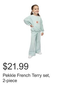 Pekkle French Terry set, 2-piece