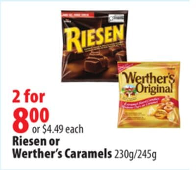 Riesen or Werther's Caramels