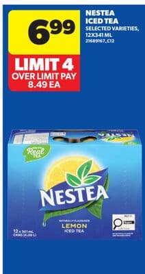 NESTEA ICED TEA, 12X341 ML