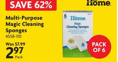 Multi-Purpose Magic Cleaning Sponges