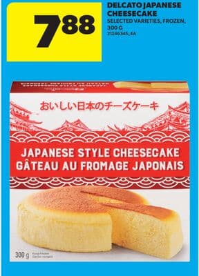 DELCATO JAPANESE CHEESECAKE, 300 G