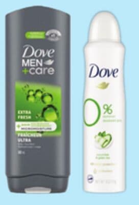 Dove Men Body Wash or Dove Antiperspirant