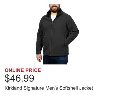 Kirkland Signature Men's Softshell Jacket