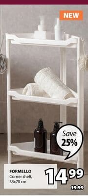 Formello Corner shelf
