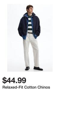 Relaxed-Fit Cotton Chinos