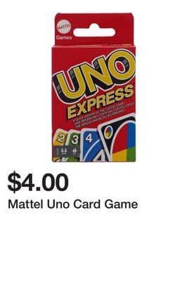 Mattel Uno Card Game
