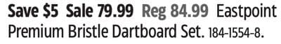 Eastpoint Premium Bristle Dartboard Set.