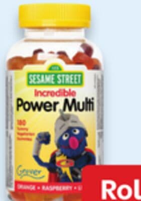 Sesame Street multivitamin