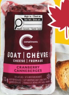 Compliments Goat Cheeses