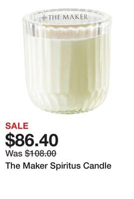 The Maker Spiritus Candle