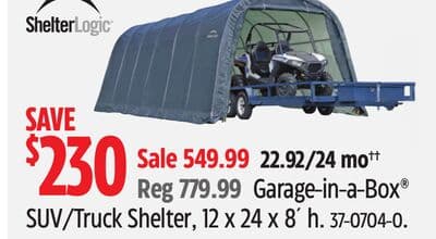 ShelterLogic Garage-in-a-Box® SUV/Truck Shelter