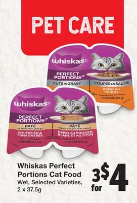 Whiskas Perfect Portions Cat Food