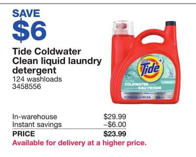 Tide Coldwater Clean liquid laundry detergent