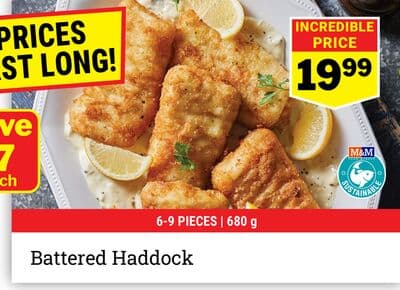 Battered Haddock