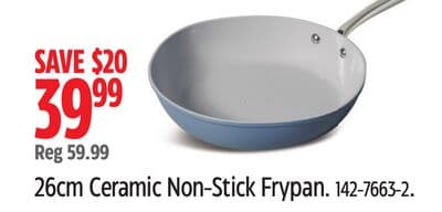 The Rock 26cm Ceramic Non-Stick Frypan.
