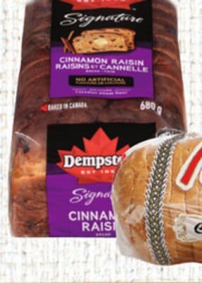 Dempster's Cinnamon Raisin Bread
