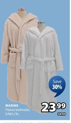 MARINS Fleece bathrobe