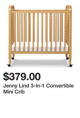 Jenny Lind 3-In-1 Convertible Mini Crib