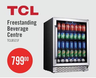 TCL 24-Inch Built-In/Freestanding Beverage Centre - B521F