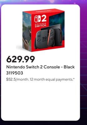 Nintendo Switch 2 Console - Black