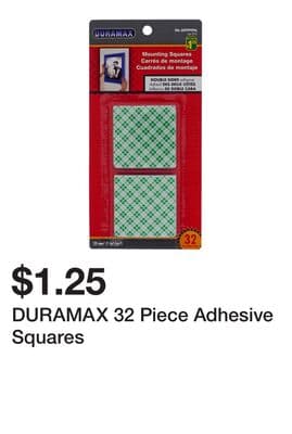DURAMAX 32 Piece Adhesive Squares