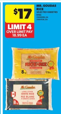 MR. GOUDAS RICE, 8 KG