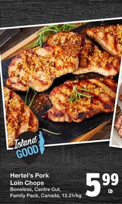 Hertel's Pork Loin Chops